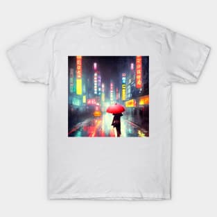 Tokyo Neon - A Lonely Man - Night T-Shirt